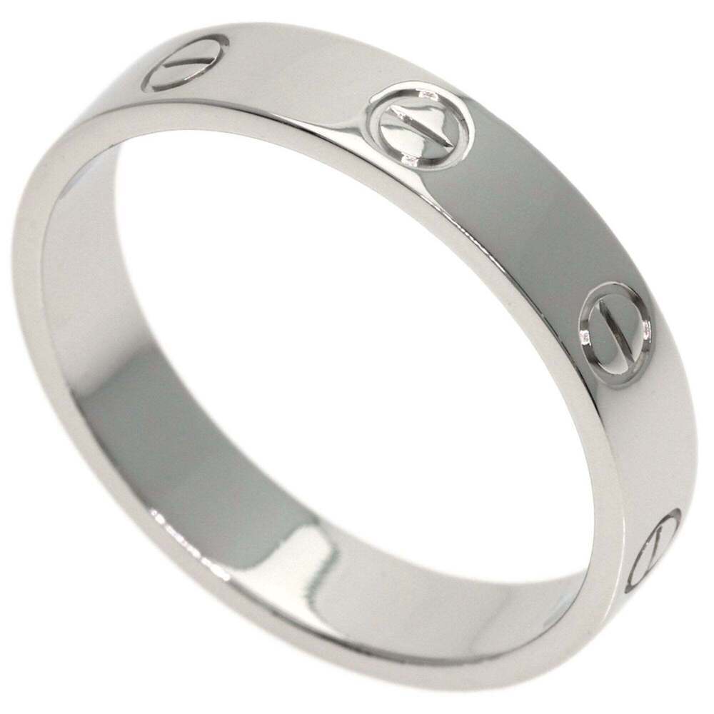 CARTIER Silver Love Ring #59